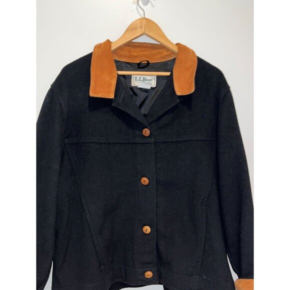 L.L. Bean Vintage Wool Jacket with Thinsulade Made in USA Womens  Size XL - Picture 2 of 10